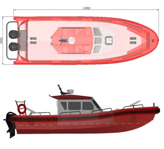 Fire And Rescue Boat PHS-R1200