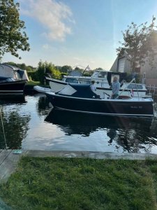 Sloep maxima 550 blauw met trailer