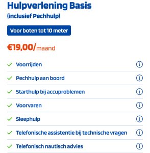 Hulpverlening Basis  (inclusief Pechhulp)